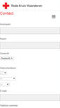 Mobile Screenshot of bloedinzameling.rodekruis.be